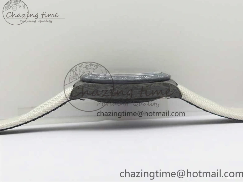 MiroTime 0320 WrinkleFree Daytona DIW Carbon Noob 1:1 Best Edition White Black Dial on Nylon Strap SA 2614